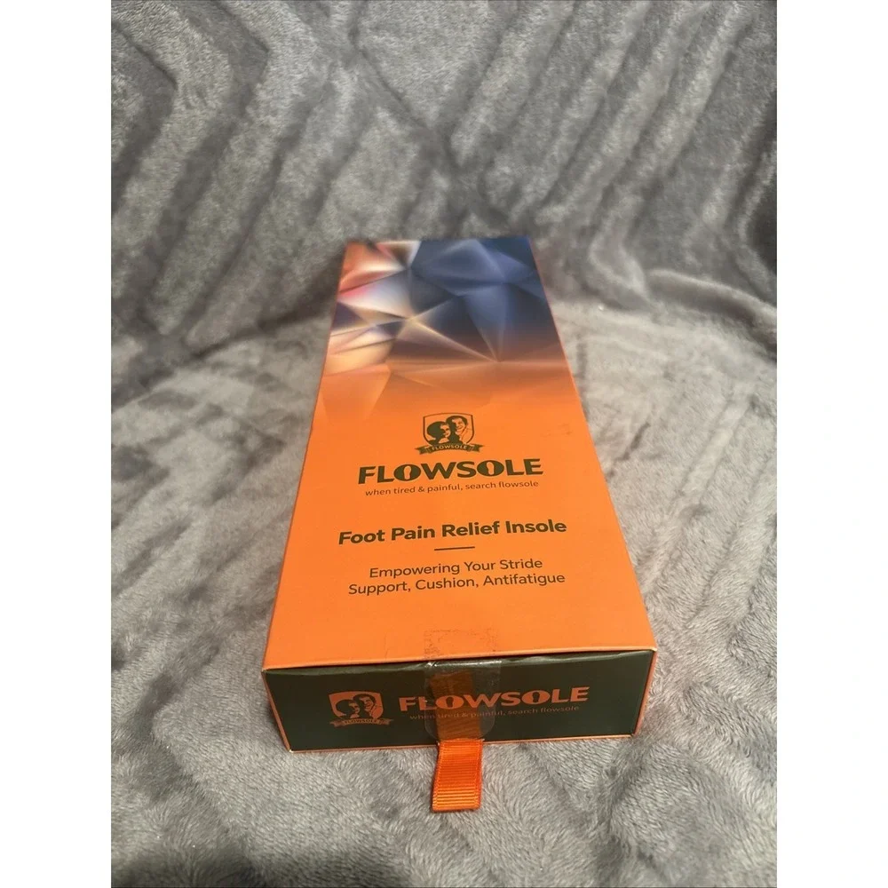Flowsole Foot Pain Relief Insole Men's Medium‎ 7-8 Extra Support for Men Women